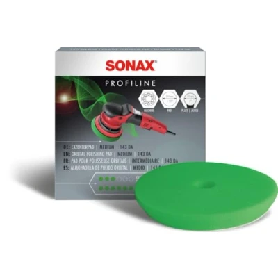 Obrázek SONAX ExcenterPad medium 143 DA (1 kus) měkký lešticí kotouč pro strojní leštění laků s excentrickými stroji, č. výr. 04933410