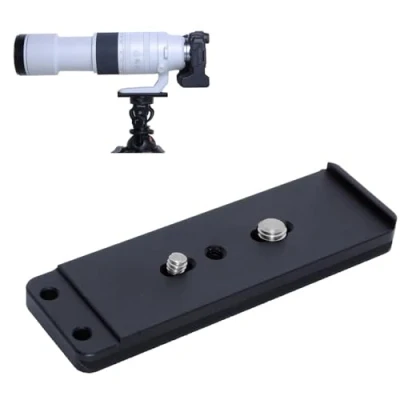 Obrázek iShoot Arca Swiss Fit Kamera Schnellwechselplatte, kompatibel mit Canon RF 200800 mm F6.39 IS USM Stativhalterung, Ringobjektiv Kragen Halterung, verwendet für Stativkopfklemme