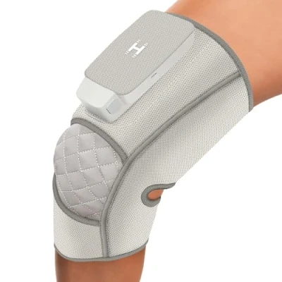 Obrázek HoMedics Modulair Kompressions Knieunterstützung &amp; Controller Set Kniemassagegerät mit Wärme, Kniegelenkstütze, Kompressionsmassage zur verbesserten Kneerelief, Blutzirkulation Muskelregeneration
