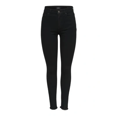 Obrázek ONLY Onlblush MID RAW Skinny džíny, Ženy, Velikost: 38x32, Black denim