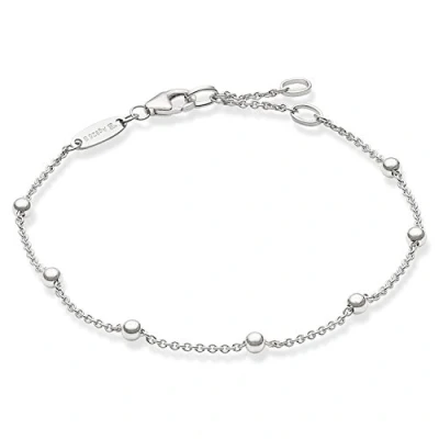 Obrázek Thomas Sabo Dámský náramek Dots 925 sterlingové stříbro A1328 001 12 L19,5v, Mincovní stříbro, Bez kamene.