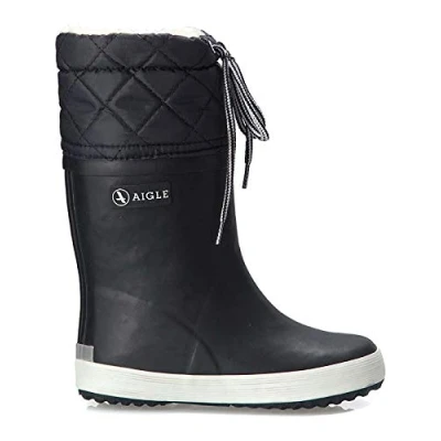 Obrázek Aigle Unisex dětské gumové holínky Giboulée, Modrá námořnická Blanc