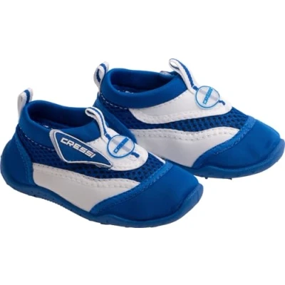 Obrázek CRESSI Unisex Dětské Coral Jr Premium boty do vody pro moře pláž vodní sporty, bílá modrá