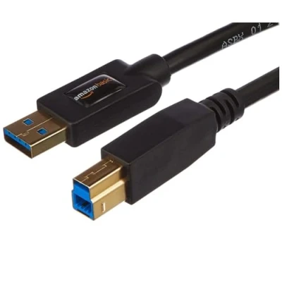 Obrázek Kabel AmazonBasics USB 3.0 A zástrčka B (1,8 m)