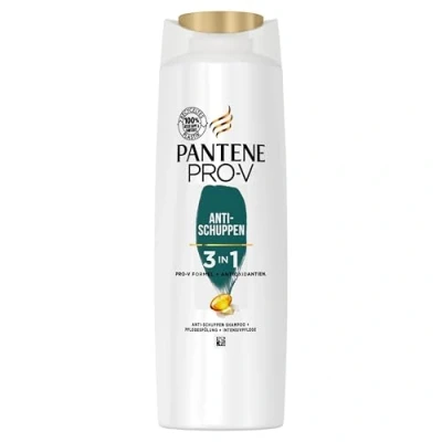 Obrázek Pantene Pro v šampon proti lupům 3 1, balení 6 ks (6 x 250 ml), kondicionér a kúra, šupinový šampon, dámy, péče o vlasy, kondicionér, vlasová maska, Beauty