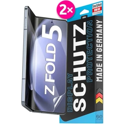 Obrázek 2X se® 3D ochranná fólie průhledná pro Samsung Galaxy Z Fold 5 vnitřní displej, samoopravující se, 100% otisky prstů a kompatibilní s FaceID, jednoduchá instalace bez bublin, odolná proti
