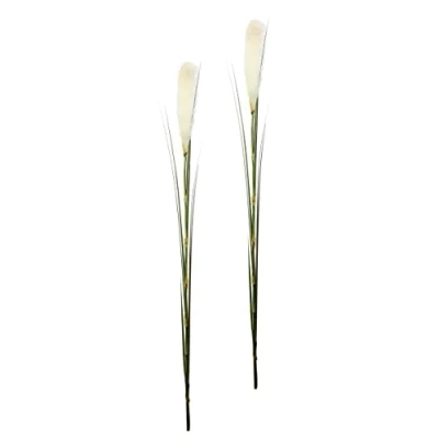 Obrázek Flair Flower pes tráva, 2dílný set, Polyester, plast, Bílá, 6 x 125 cm, 2 Pro jednotky