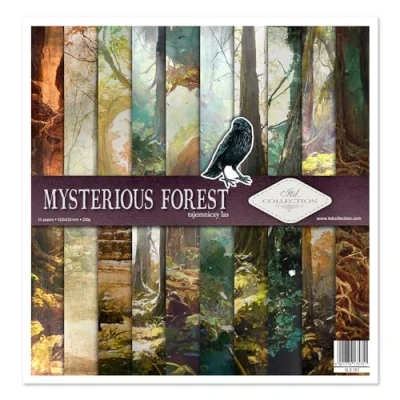 Obrázek ITD Collection scrapbooking balíček 12 x palců, papír, dekorační decoupage, výroba karet, velikost papíru 310 320 mm (Mysterious Forest, SLS053)