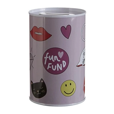 Obrázek Premier Fun Times Spardose, Zinn, Mehrfarbig, 8 x 13 cm