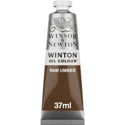 Obrázek Winsor &amp; Newton 1414554 Winton, jemná vysoce kvalitní olejová barva 37 ml tuba s rovnoměrnou konzistencí, odolná vůči světlu, vysoká krycí síla, bohatá na barevné pigmenty přírodní Umbra