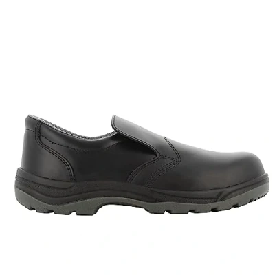Obrázek SAFETY JOGGER S3 bezpečnostní boty pánské s ocelovou špičkou X0600 protiskluzová pracovní obuv pro dámy, vysoce kvalitní kožená clog mezipodešví, vodotěsná, černá, EU 40