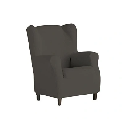 Obrázek Eysa Dorian elastisch Sofa überwurf ohrensessel, Chenille, 6 grau, 37 x 9 29 cm