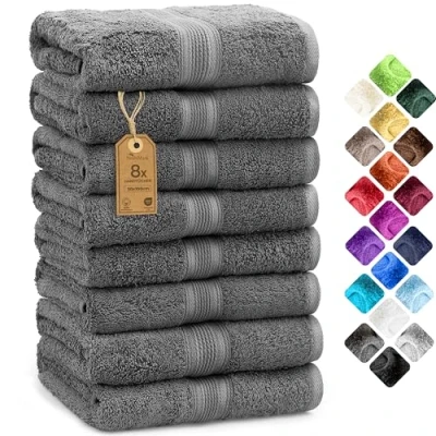 Obrázek HT0842 froté ručníky NM od NatureMark , balení po 8 ks, 50 x 100 cm, 100% bavlna