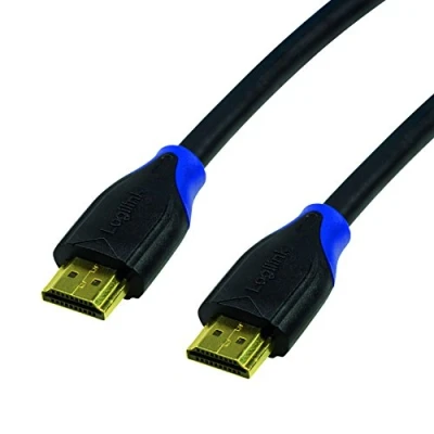 Obrázek LogiLink CH0061 HDMI připojovací kabel, Standard: High Speed s Ethernet pro rozlišení Do 4096 x, ultra HD A 3D kompatibilita Černá, černá 15 m
