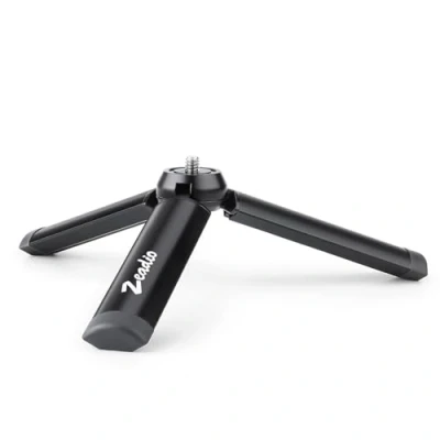 Obrázek Zeadio Metall Mini Stativ mit 1/4 Zoll Schraube, Tisch für Smooth 4, Osmo Mobile, Vimble 2, Gimble Griff Stabilisator und alle Kameras
