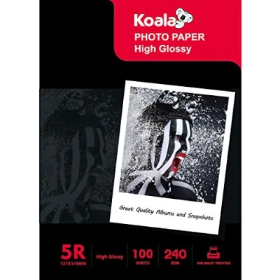 Obrázek Koala Inkjet Hochglänzend Fotopapier 13x18 cm, 240 g/m², 100 Blatt, für Canon HP Epson Tintenstrahldrucker
