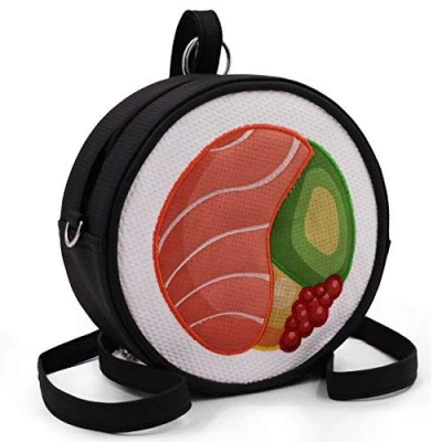 Obrázek Oh My Pop Unisex (1 kus), černá, Taška na batoh sushi Maki