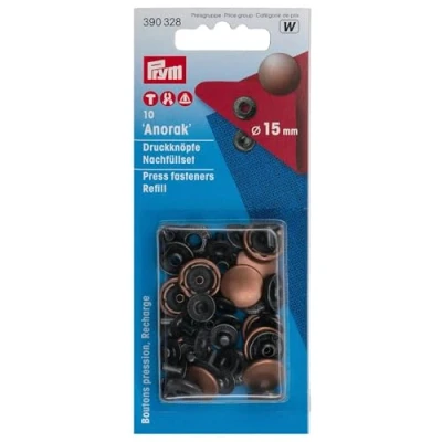 Obrázek Prym 390328 náhradní díl pro 390309 patentní knoflík Anorak mosaz 15 mm stará měď, kov