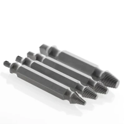 Obrázek InnovaGoods® Schraubenausziehbohrer (4 Stück) entfernen beschädigte Schrauben einfach und sicher. Mit ergonomischem Design speziellen Spitzen, ideal für Zuhause Werkstatt.
