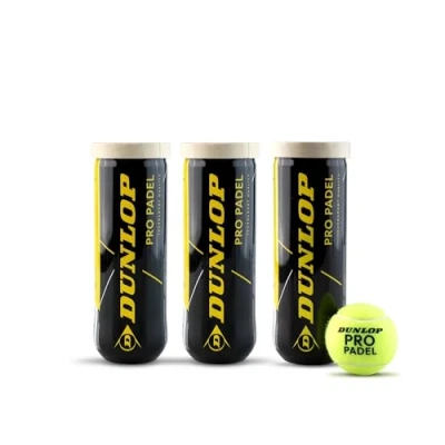 Obrázek DUNLOP Pro Padel Bälle für Wettkämpfe und Turniere (1x3er Dose)