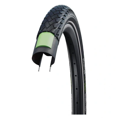 Obrázek Schwalbe Green Marathon 27,5x2,35 (60 584) HS620 Performance Addix Eco GreenGuard E 50 drát černá reflex Plášť