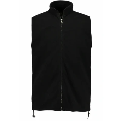Obrázek JP 1880 Pánské velké velikosti Menswear L 8XL fleecová vesta, outdoor, stojací límec, až 8 XL 723305, černá