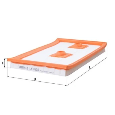 Obrázek MAHLE LX 3525 vložka vzduchového filtru