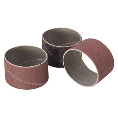 Obrázek wolfcraft Sada brusných pásů 3dílná pro brusný válec I 2039000 na dřevo, kov, plast příslušenství k brusnému válci Ø 45 x 30 mm