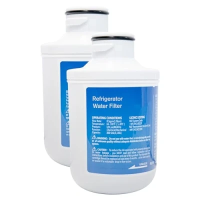 Obrázek Profrigo Vodní filtr 2x kompatibilní s Foshan Micro Midea 307200002 307203200005 MFCMG14211F MFCMG14211FR, Whirlpool, Indesit, Hotpoint C00300448 pro americkou chladničku Side by