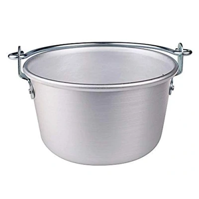Obrázek Pentole Agnelli FAMA4420 Kessel mit Griff Bogen und Saum aus Aluminium für Polenta BLTF 20 cm, Silber