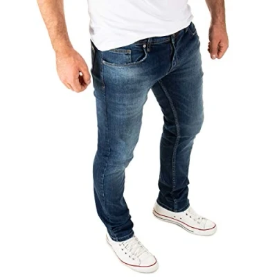 Obrázek WOTEGA Pánské džíny Slim Fit Justin, Tmavě modrá (Insignia Blue 194028)