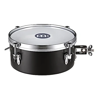 Obrázek Meinl Percussion Buben snare Timbales s průměrem 10 palců se a držákem ocel, černý (MDST10BK)