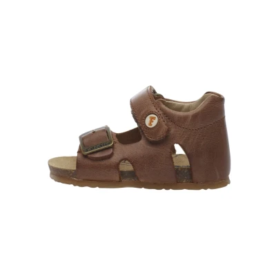 Obrázek Falcotto BEA Sandalen aus Leder mit Schnalle und Klettverschluss, braun 26