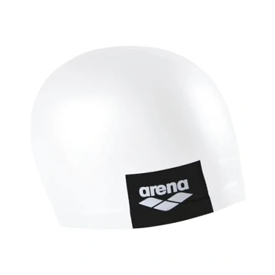 Obrázek arena Badekappe Logo Moulded, Unisex Erwachsene, Moulded Swim Cap, weiß, No Size
