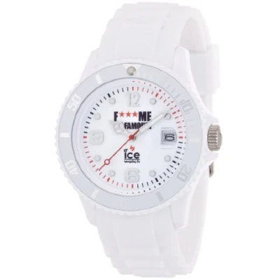 Obrázek Ice Watch Náramkové hodinky F*** Me I&#039;m Famous bílé FM.SI.WE.U.S.11, unisex, bílá/bílá