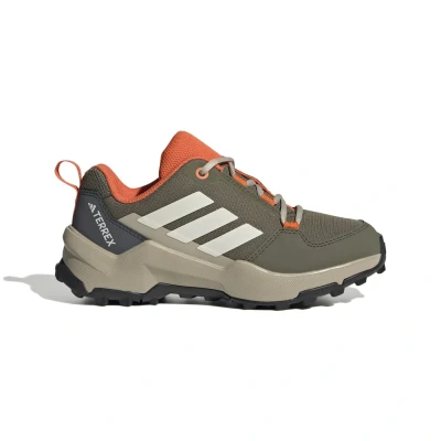 Obrázek Adidas Terrex AX4R Unisex Trekingové boty pro děti, Velikost: 37 1/3, Olive strata/wonder white/semi impact orange Textil/umělé vlákno