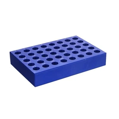 Obrázek MUHWA 40 Well Aluminium Kühlblock für 1,5 ml Mikroröhrchen, 5 x 8 Array
