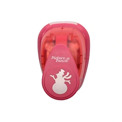 Obrázek Vaessen Creative Motivstanzer, Medium Stanzer Schneemann Motivlocher Ausstanzung 2,5 cm Weit, Metall, Purple