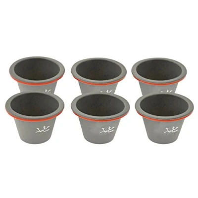 Obrázek Jata Hogar MC67 Backformen Set, Silikon, Grau, 32,5 x 25 10,5 cm, 6 Stück
