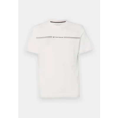 Obrázek TOM Tailor Triko s potiskem, Muži, Velikost: Small, White