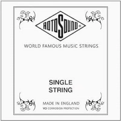 Obrázek Rotosound BRITISH STEELS 6strunné jednotlivé struny/jednotlivé struny pro elektrickou kytaru BS10Regular 10 46