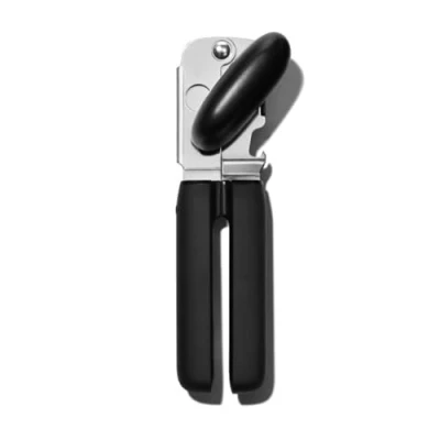 Obrázek OXO Ruční otvírák na konzervy Good Grips s měkkými rukojeťmi, černý