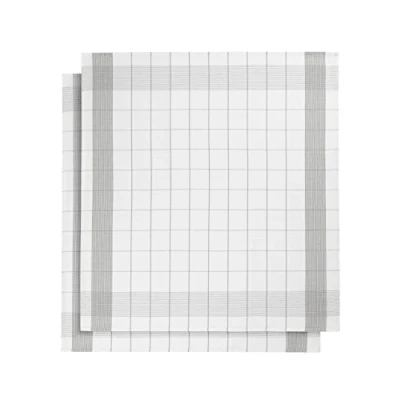 Obrázek De witte Lietaer 200064 balení 2 ks utěrka len/bavlna, modrá, 68 x cm