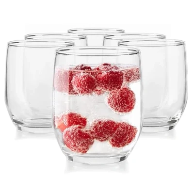 Obrázek Glasmark KROSNO 1992 Sklenice na pití Sada sklenic 6 kusů 280 ml vodu Koktejlové šťávu Sklo Vhodné do myčky nádobí