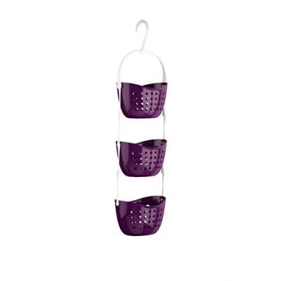 Obrázek Premier Housewares 3dílná sprcha Caddy, fialová, PP polypropylen, 17 x 23 83