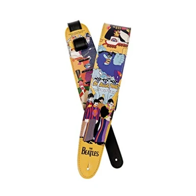 Obrázek D&#039;Addario Beatles popruh na kytaru elektrickou kytaru, akustickou pás basovou Yellow Submarine