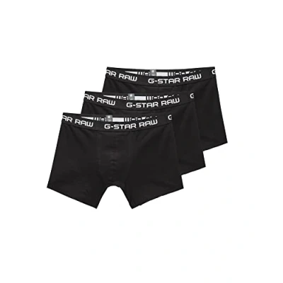 Obrázek G STAR RAW pánské boxerky Classic Trunk Clr 3 balení, bílé Černá (černá/černá/černá D03359 2058 4248)