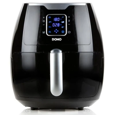 Obrázek DOMO DO513FR Airfryer Heißluftfritteuse XXL 5,5 l,Schwarz/Silberfarben