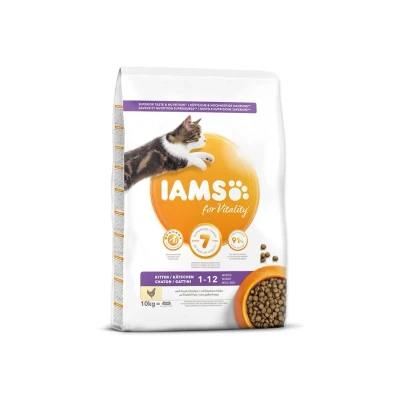 Obrázek IAMS for Vitality Cat Kitten Chicken 10kg