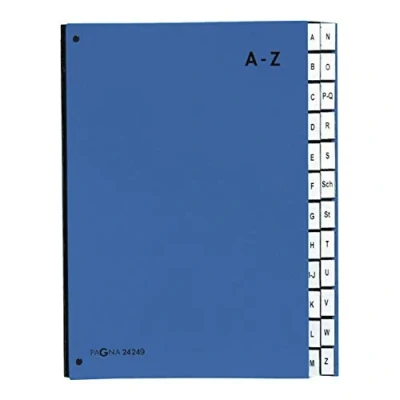 Obrázek Pagna Pultorová složka Color (pulzní složka, 24 přihrádek, A Z) modrá